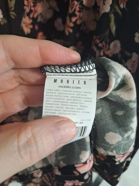 Mohito viskózové šaty l/40, mohito,l