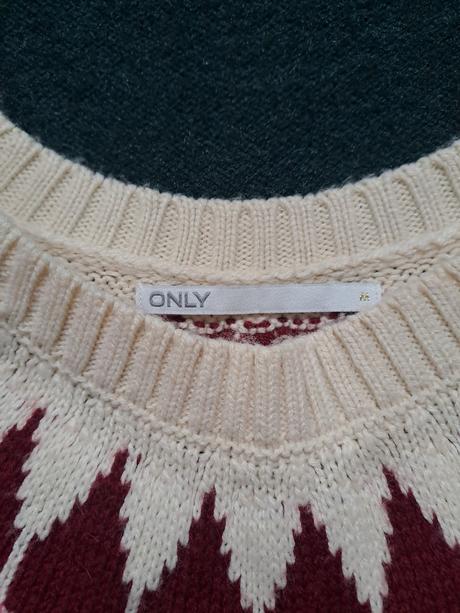 Vzorovany sveter only zimny c m, only,m