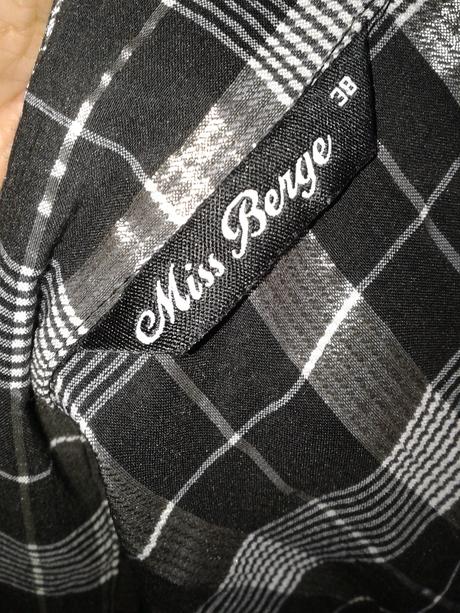 Čierno-sivá blúzka veľ. 36/38, s