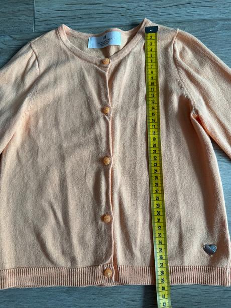 Svetrík h&m 110/116 marhuľkový, h&m,110