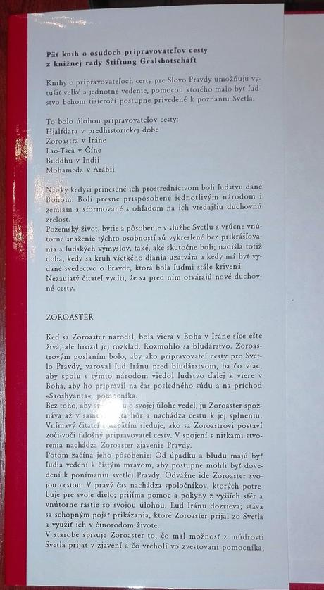 Zoroaster - život a pôsobenie pripravovateľa cesty,