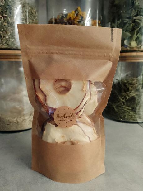 Sušené jablkové čipsy, 