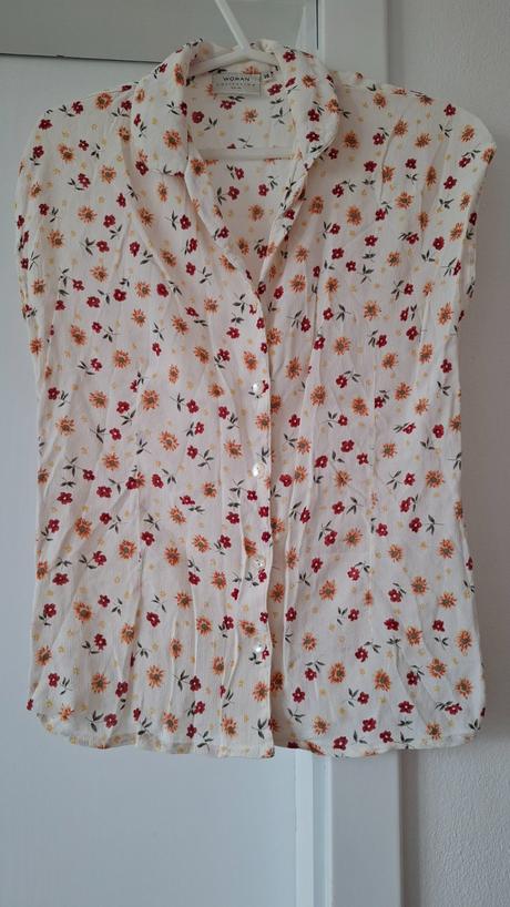 Kvietkovaná blúzka, h&m,36