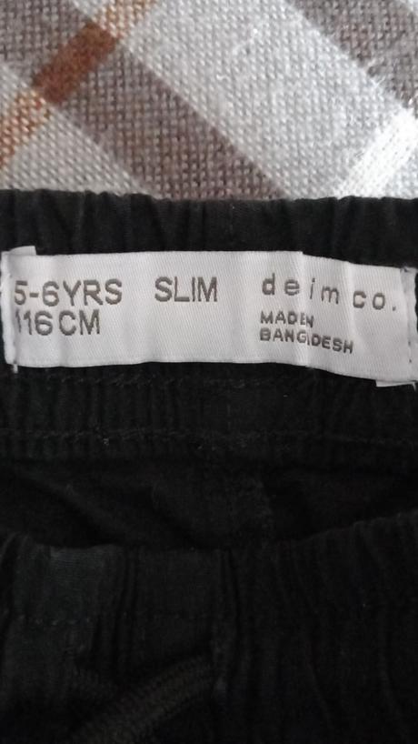 Chlapčenské nohavice denim, denim,116