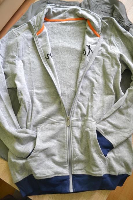 Elastická pánska mikina na zips m/l, m