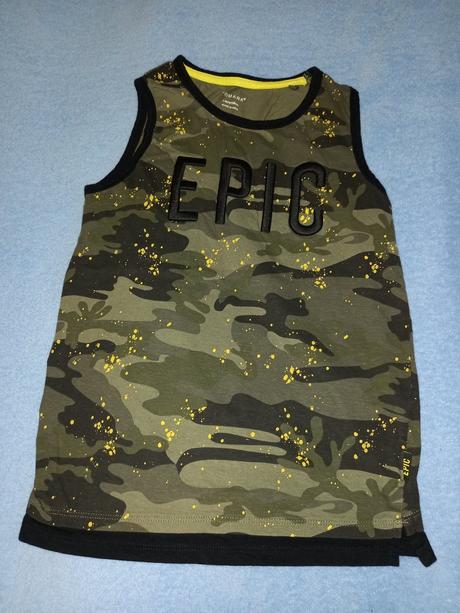 Maskáčove tielko, primark,128