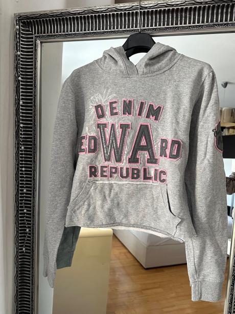 Štýlová cropp mikina s kapucňou, xs