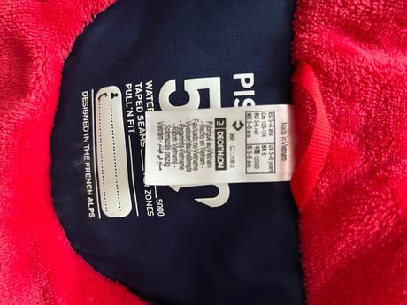 Lyziarska zimna bunda, decathlon,122