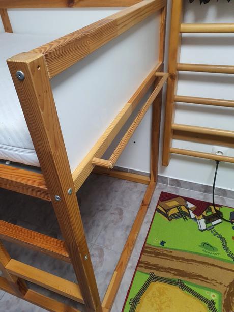Detská obojstranná posteľ kura ikea, šírka (cm): 90,dĺžka (cm): 200