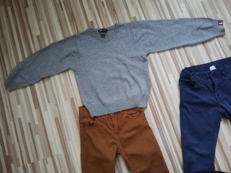 Šedý svetrík, h&m,104