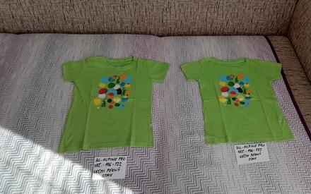 Tričká s krátkym rukávom zn.alpine pro veľ.116-122, 116