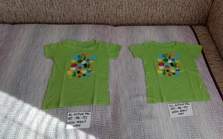 Tričká s krátkym rukávom zn.alpine pro veľ.116-122, 116
