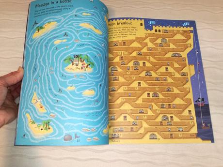 Usborne space maze book nau19,