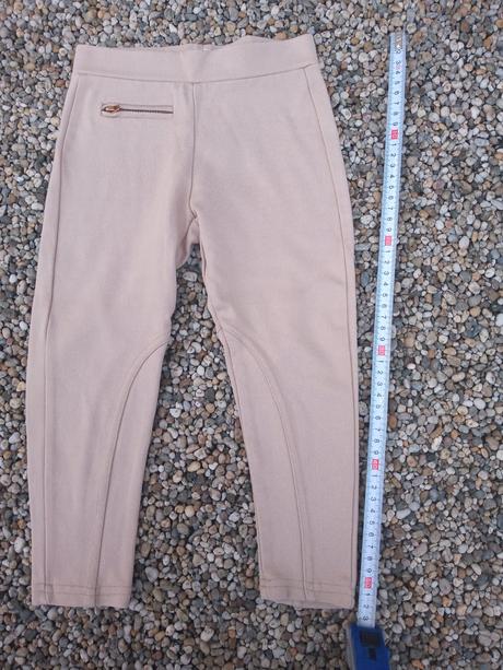 Béžové legíny, zara,110