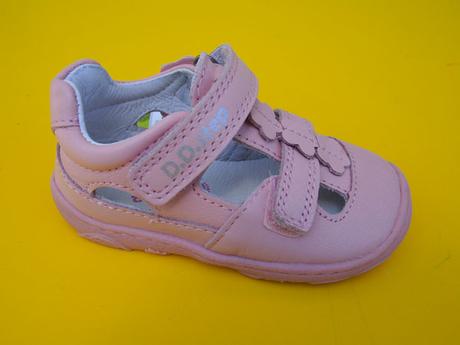 Detské kožené sandálky ddstep barefoot, d.d.step,25