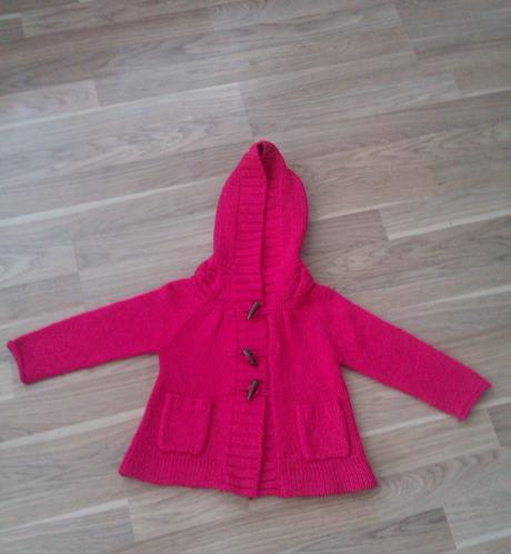 Pekný sýto ružový svetrík pre dievčatko, young dimension,104