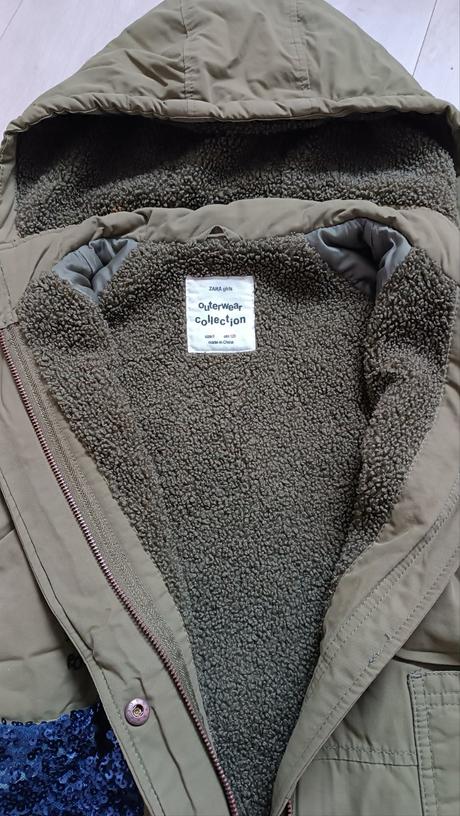 Zimná bunda parka, zara,128
