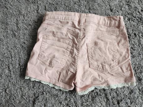 Ružové kratasy, h&m,128