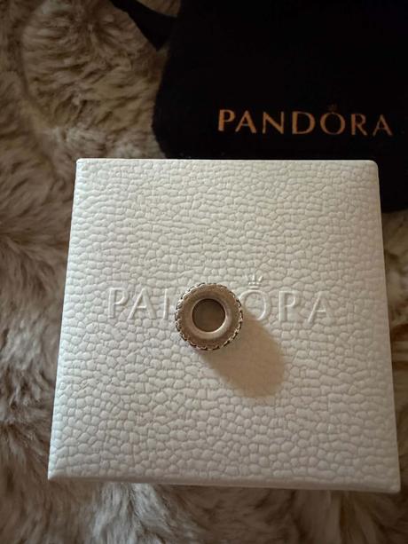 Pandora original privesok-koralka kruzok zirkony, pandora