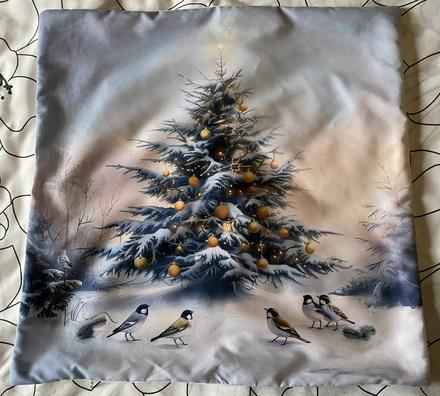 Vianočná obliečka na vankúš 42cmx43cm,