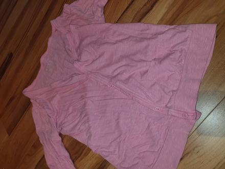 Ružový sveter bavlna, 158