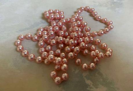 Perlový náhrdelník 120 cm, 