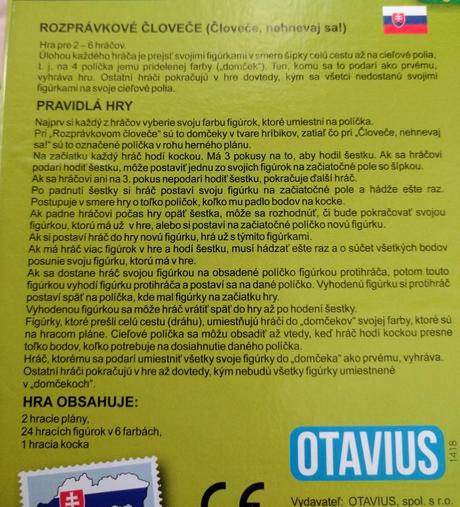 Spoločenská hra rozprávkové človeče,