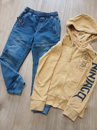 Mix oblečenia do školy- 6 ks, 122–134