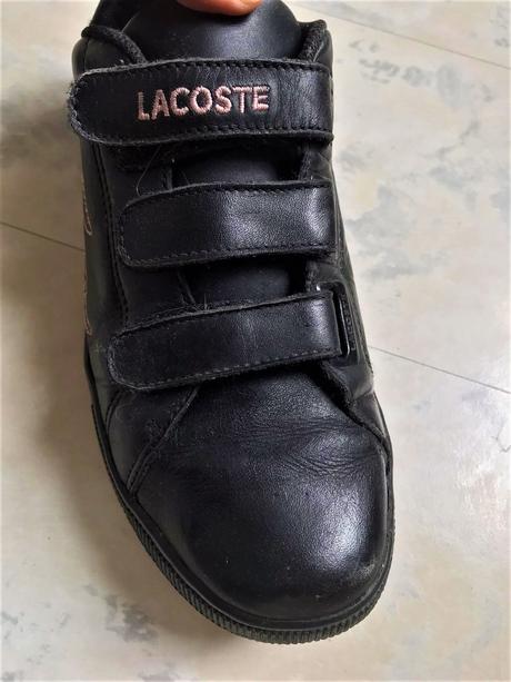 Kožené botasky č.40,5, lacoste,40