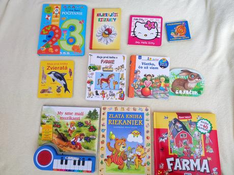 Knižky pre deti 11 ks, 