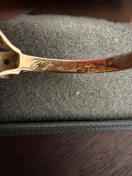 Diamantovy prsten z 18k zlata, 