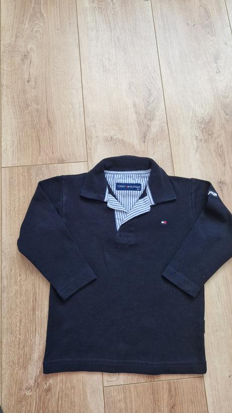 Tričko s dlhým rukávom zn. tommy hilfiger veľ. 104, tommy hilfiger,104