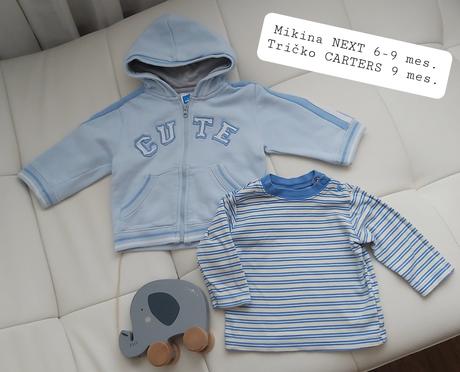 Mikina a tričko pre chlapčeka, next,68