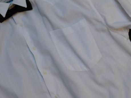 Pánska biela košeľa so zapínaním na gombíky, xl