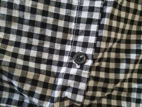 Kockovaná letná košeľa na uväzovanie veľ. 38, h&m,38