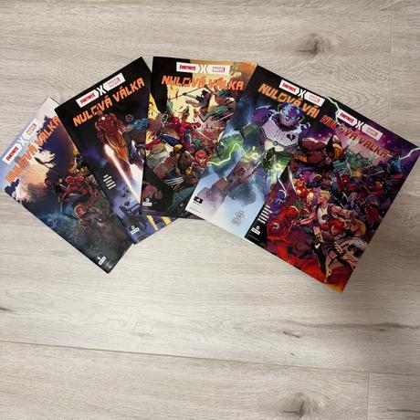 Fortnite x marvel nulová válka 1,2,3,4,5, 
