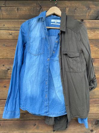 2x košeľa, clockhouse,34