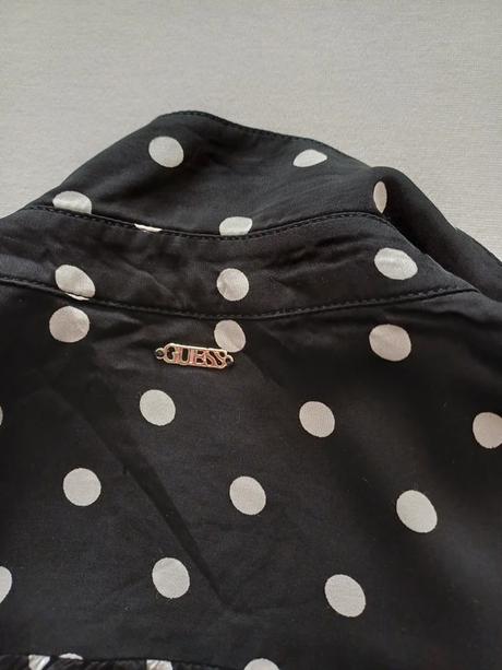 Bodkovaná blúzka guess č.m, guess,m
