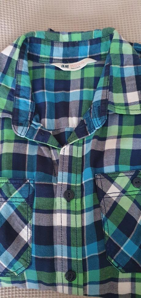 Predám flanelovu koseľu, h&m,164