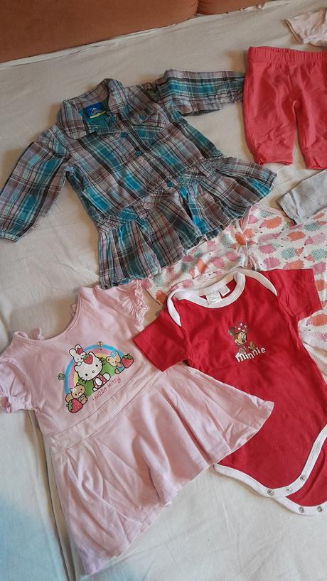 Balík oblečenia dievča 74-80, 68–80