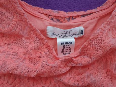 Letné čipkové tričko, h&m,134