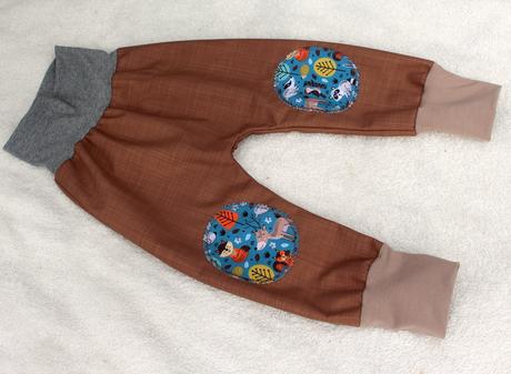 Orieškové ... jarné softshellové nohavice, 74 - 128