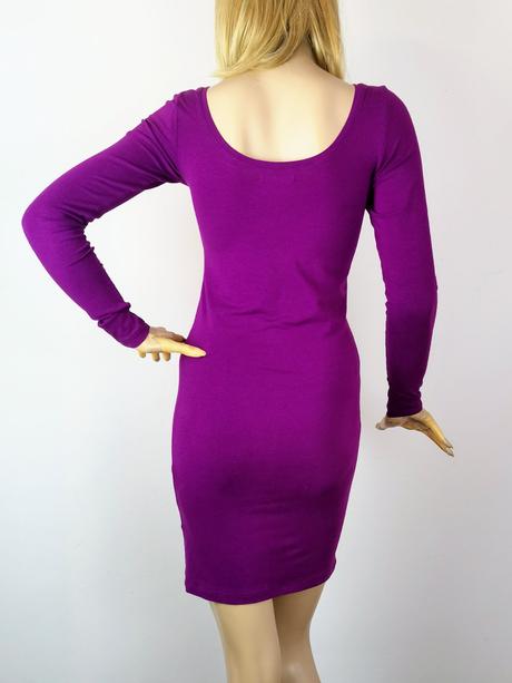 Samsoe & samsoe - sexi šaty vo farbe fuxia, s