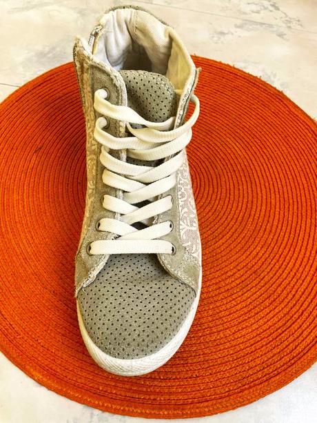 Ľanové kotníkové tenisky č. 37-37,5, 37