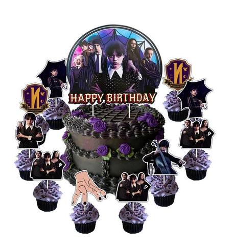 25-dielny set na tortu wednesday addams,