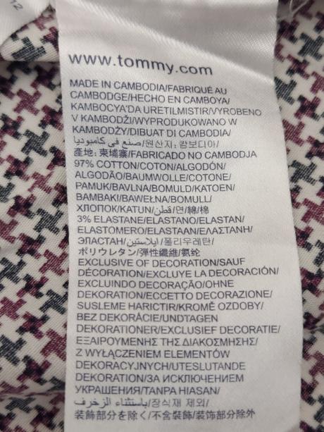 Vzorovaná košeľa tommy hilfiger, tommy hilfiger,s