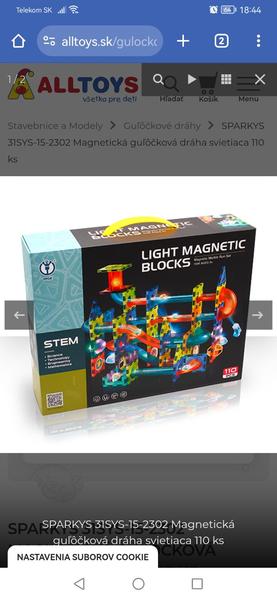 Máte skúsenosti s magnetickou dráhou Sparkys?