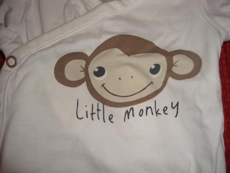 Kompletík opička, h&m,62