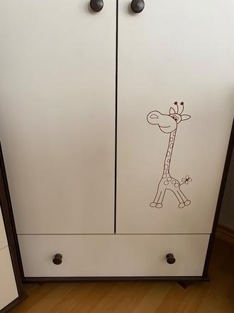 Prebaľovacia komoda so skriňou, 