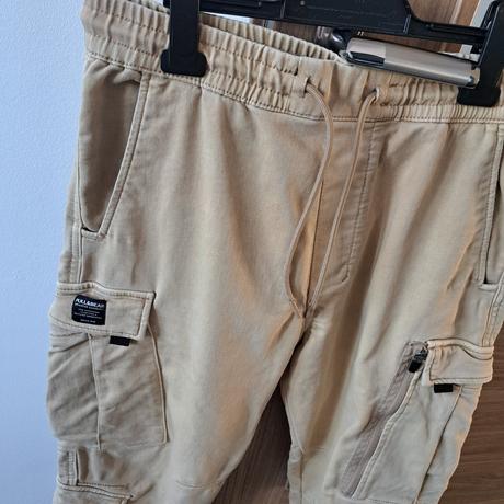 Pánske kapsáčové pohodlné nohavice, pull&bear,m